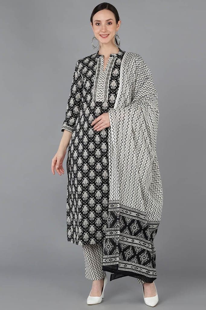 black-cotton-blend-ethnic-motifs-straight-suit-set-vkskd16731