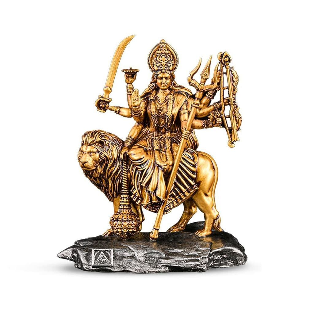 artarium-shri-durga-mata-|-shri-ambe-maa-|-shri-vaishno-devi-|-sherawali-mata-idol-for-car-dashboard-home-decor-pack-of-11