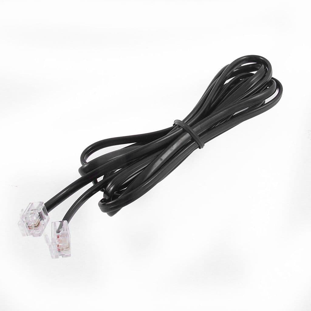 6p2c-rj11-telephone-extension-fax-modem-cable-line-6.5ft-length-black-pack-of-11