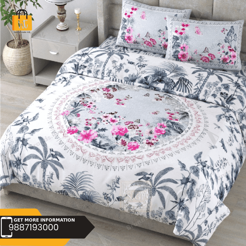 3001-hometrade-india-standard-king-size-(90*108-inches)-double-bedsheet-with-2-pillow-cover-rj-14-jaipur-lining-32781