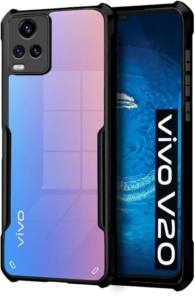 plugtech-slim-shockproof-case-|-matte-black-soft-|-drop-protection-|-precise-cutouts-|-premium-mobile-cover-for-vivo-v201