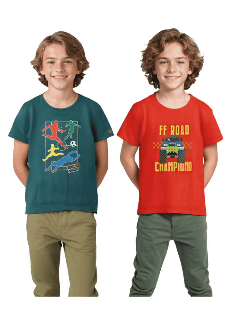 boys-t-shirt-fiery-red-/-blue-coral,-soft-cotton,-ages-7-14-(2pcs-pack)1