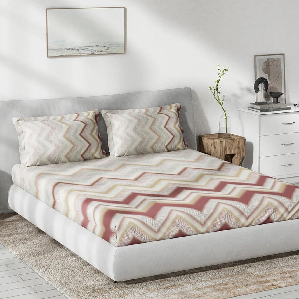 ddecor---primary-collection-100%-cotton-geometric-pattern-136tc-king-fitted-sheet|180-cm-x-198-cm|---red1