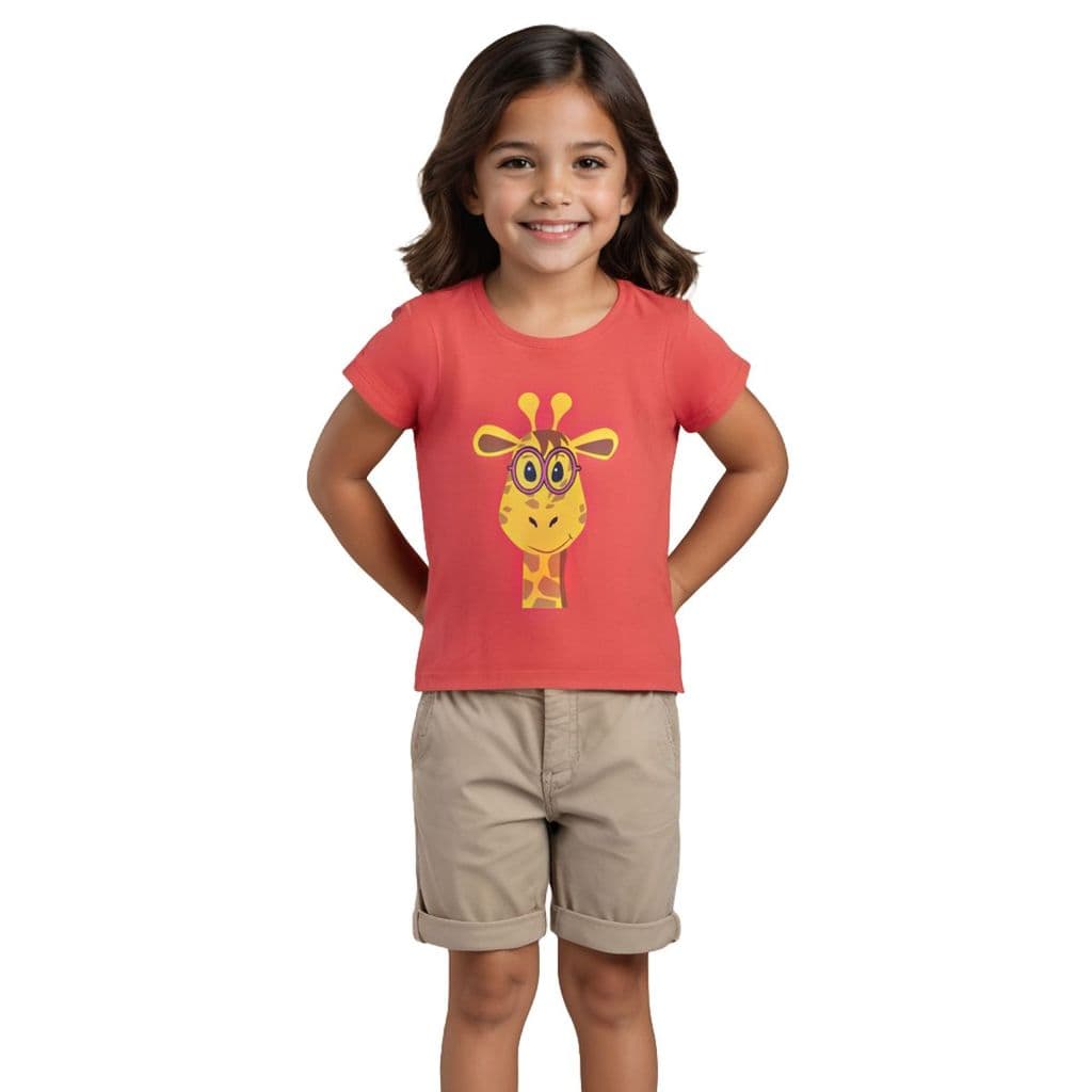 girls-t-shirt-cotton-hibiscus-red-giraffe1