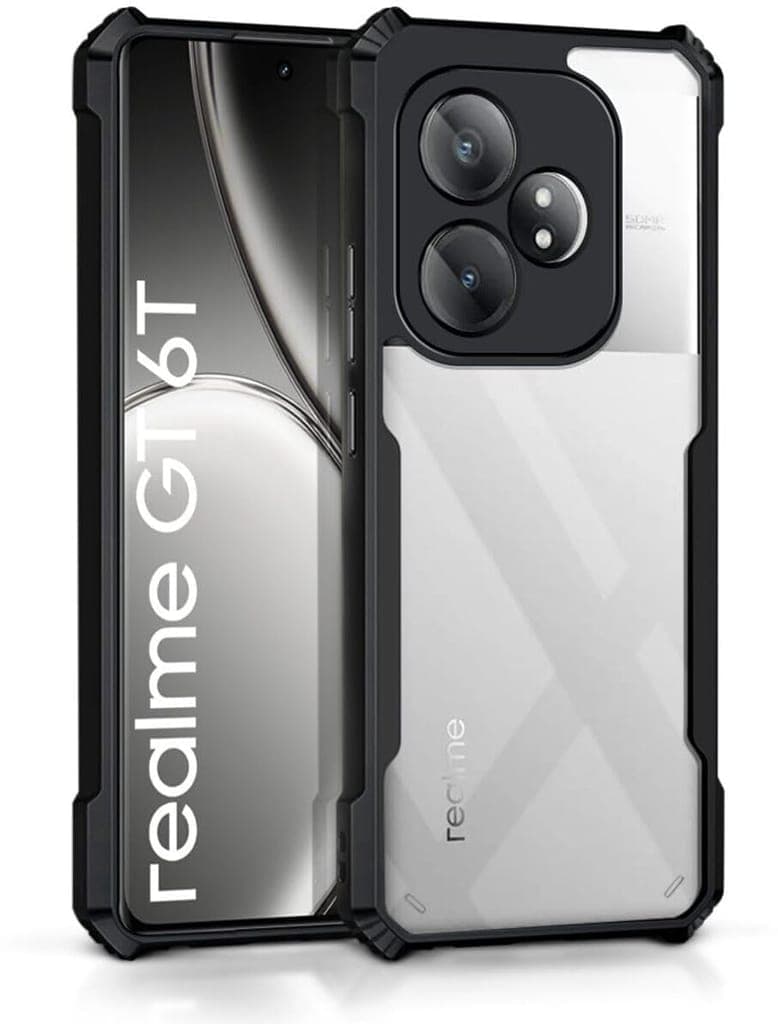 plugtech-slim-shockproof-case-|-matte-black-soft-|-drop-protection-|-precise-cutouts-|-premium-mobile-cover-for-realme-gt6t1