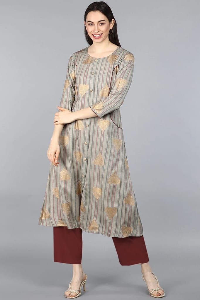 grey-cotton-straight-kurta-vck84991