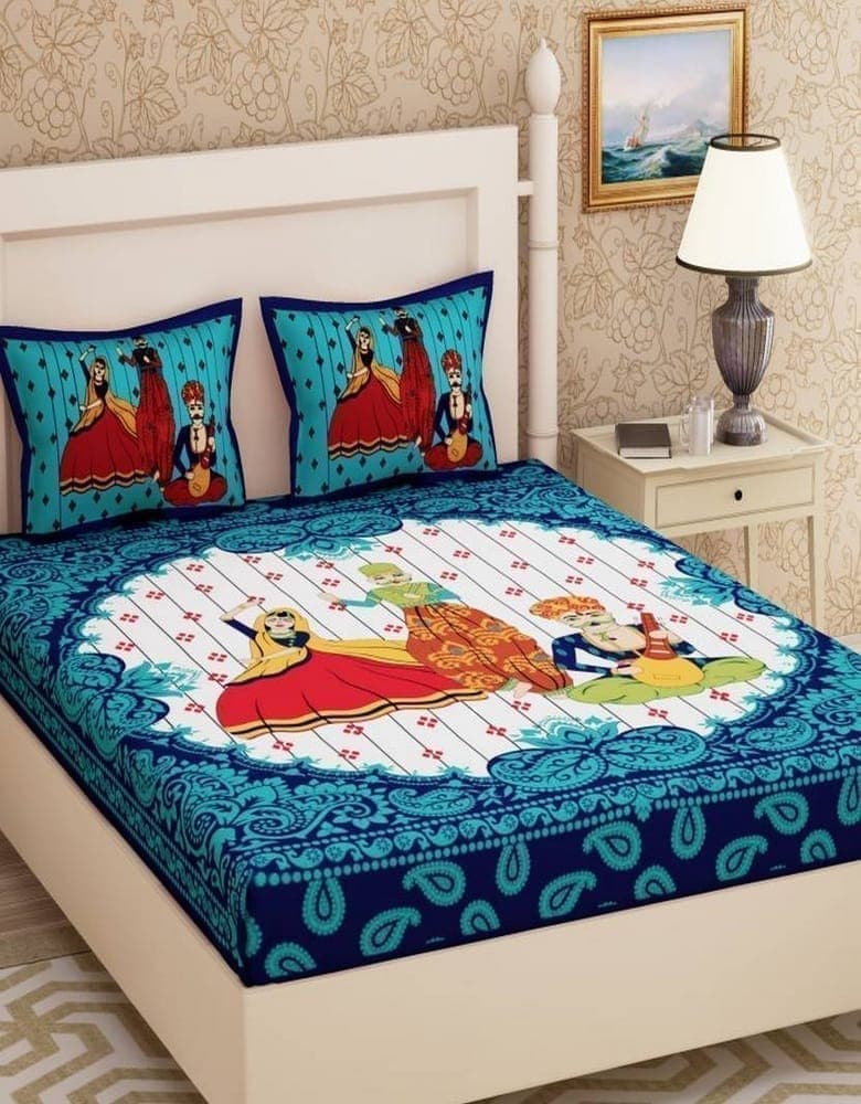 3001-hometrade-india-standard-king-size-(90*108-inches)-buy-pure-cotton-jaipuri-printed-flat-king-size-double-bedsheet-with-2-matching-pillow-cover1