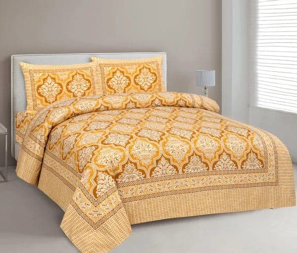 3001-hometrade-india-standard-king-size-(90*108-inches)-double-bedsheet-with-2-pillow-cover-rj-14-jaipur-lining-35081