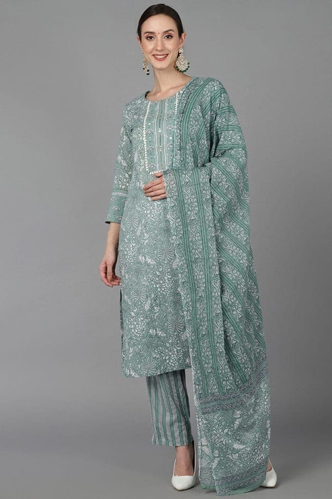 green-pure-cotton-suit-set-vkskd14921