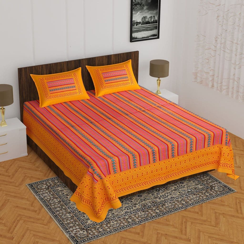 3001-hometrade-india-standard-king-size-(90*108-inches)-double-bedsheet-with-2-pillow-cover-rj-14-jaipur-lining-32441