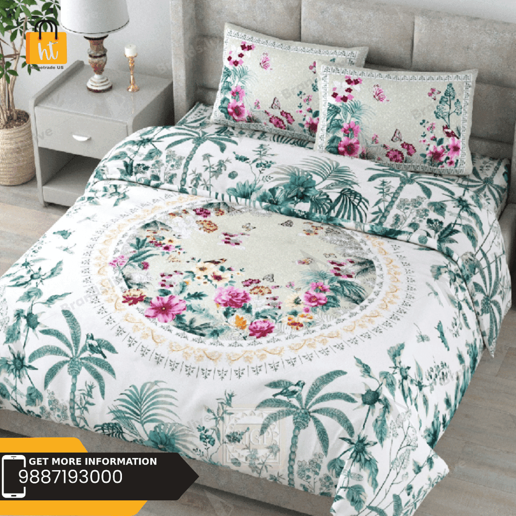 3001-hometrade-india-standard-king-size-(90*108-inches)-double-bedsheet-with-2-pillow-cover-rj-14-jaipur-lining-32791